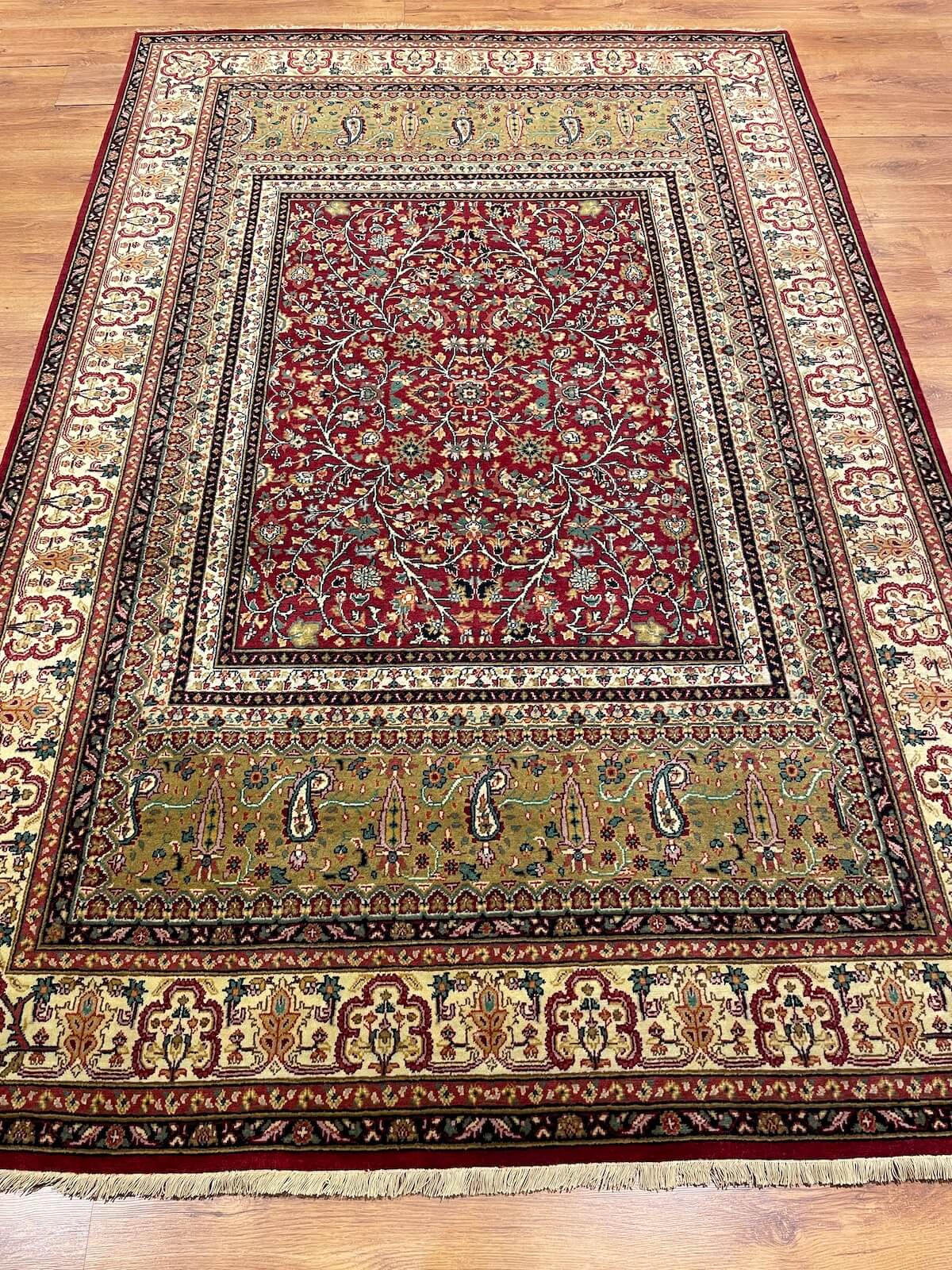 Siraze Usak Handwoven Rug – 178X271 by Camel Carpet