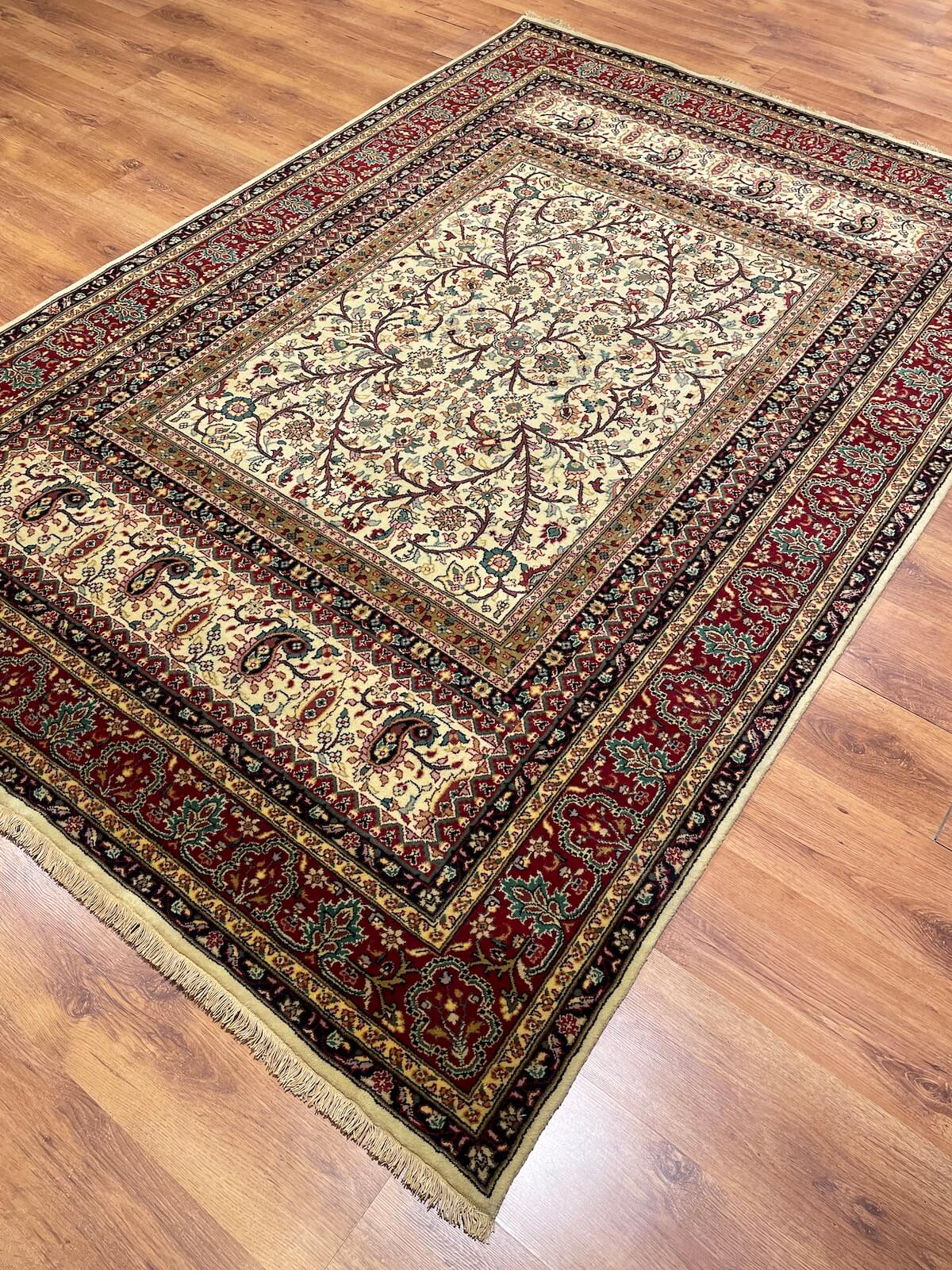 Siraze Usak Handwoven Rug – 184X271 by Camel Carpet