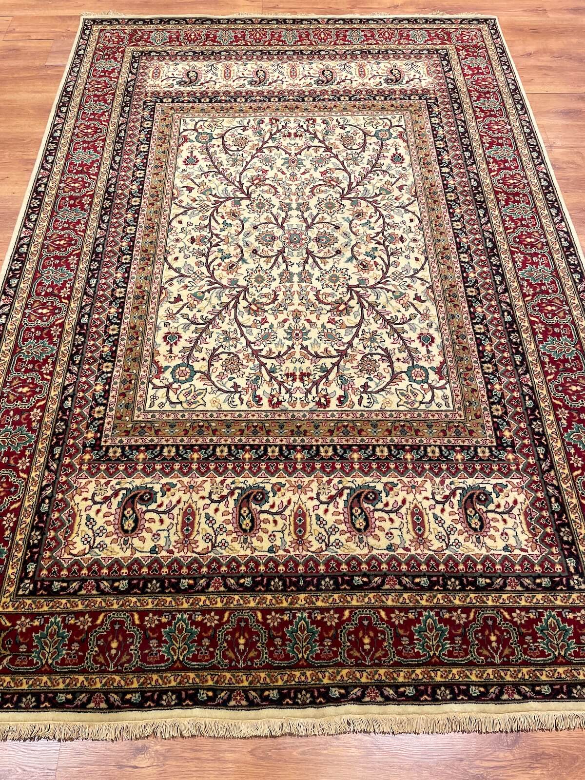 Siraze Usak Handwoven Rug – 184X271 by Camel Carpet