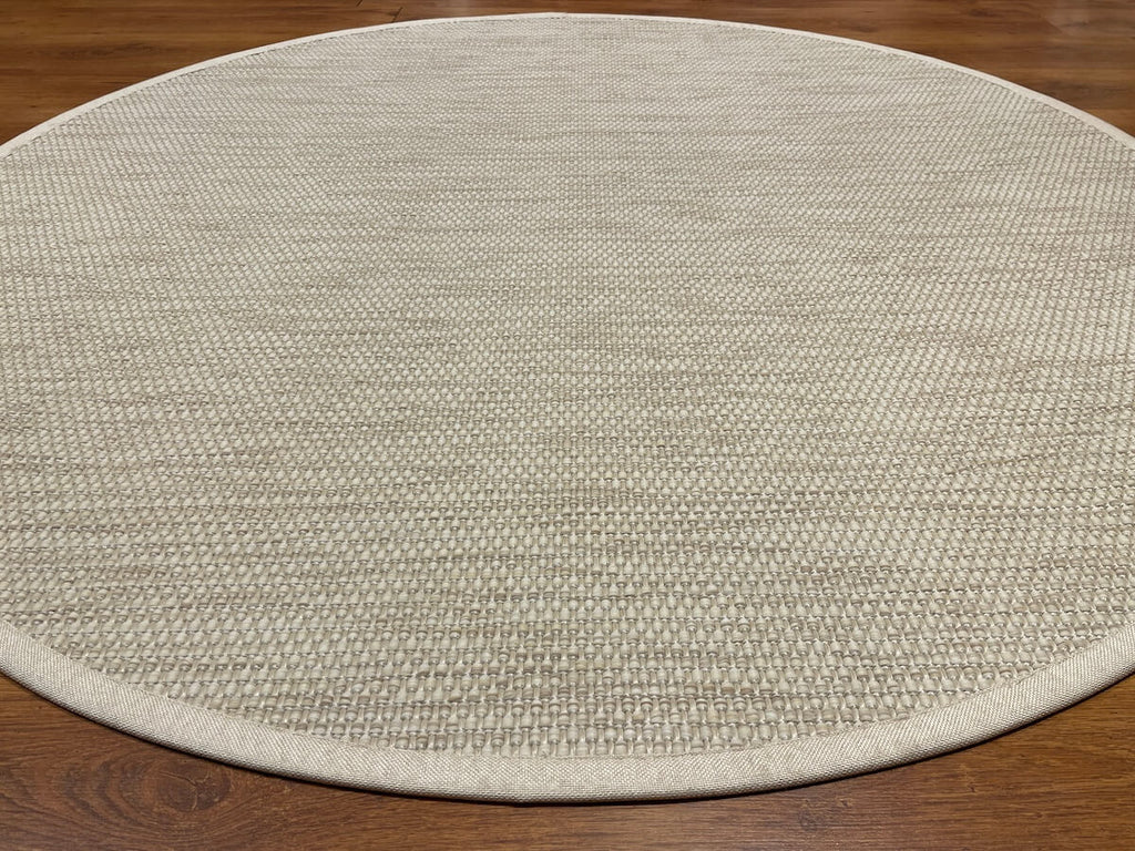SiShawl Pattern Rug Round Bej 650 by Camel Carpet