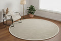 SiShawl Pattern Rug Round Bej 650 by Camel Carpet