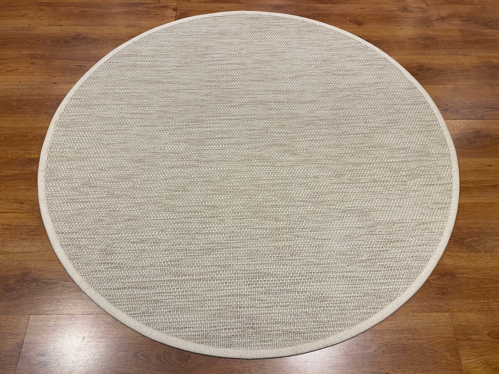 SiShawl Pattern Rug Round Bej 650 by Camel Carpet