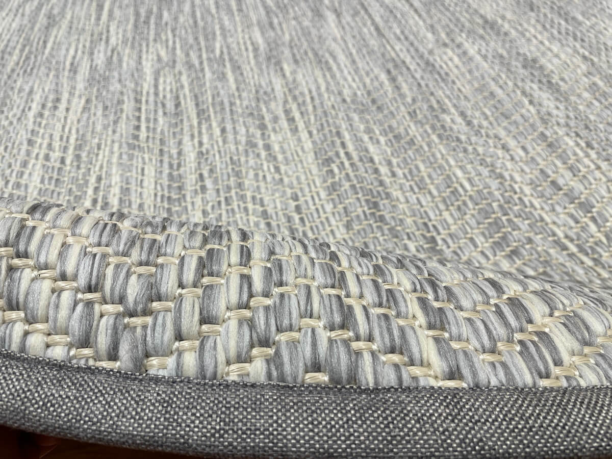 SiShawl Pattern Rug Round Gray 900 by Camel Carpet