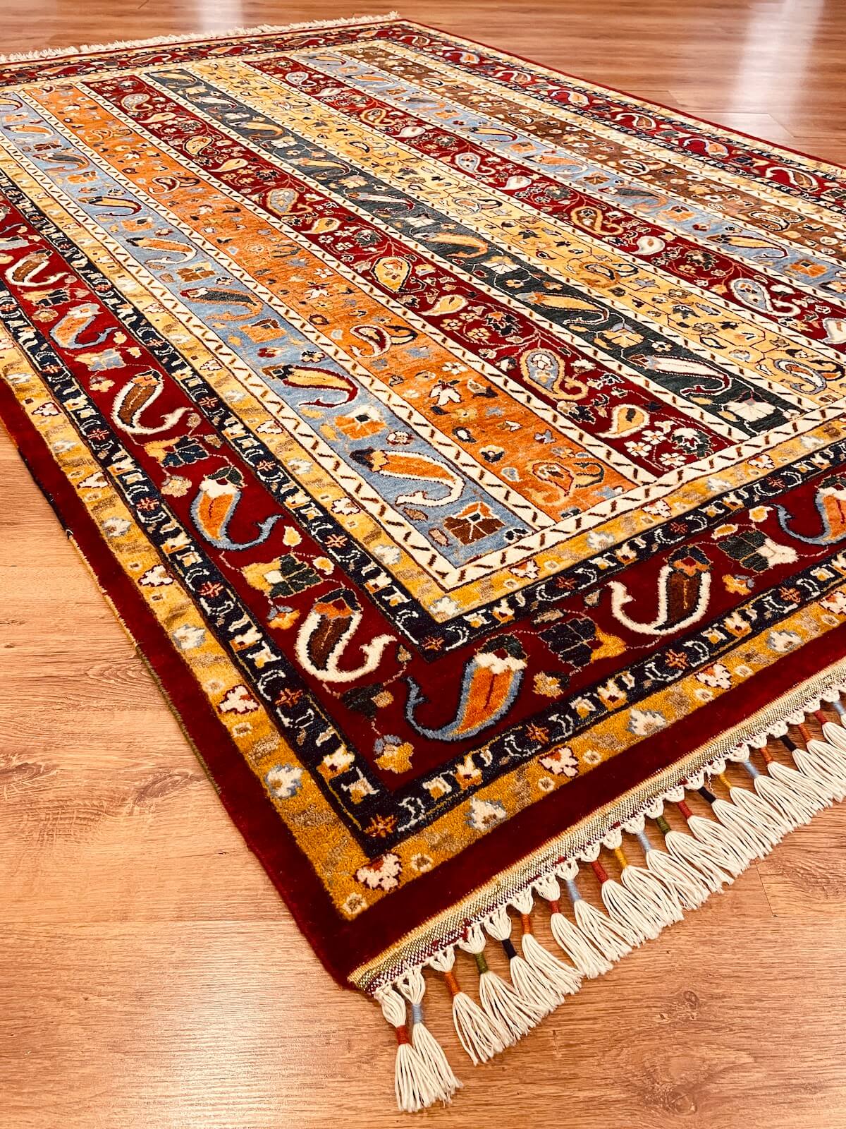 Sivas Shawl Pattern Handwoven Rug – 183X271 by Camel Carpet