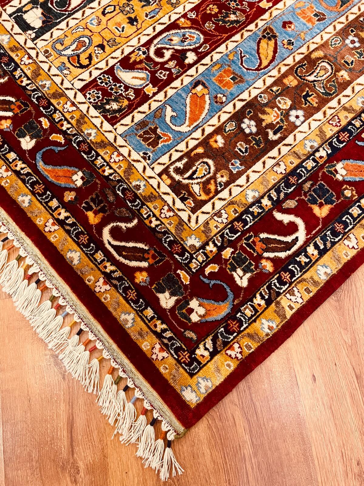 Sivas Shawl Pattern Handwoven Rug – 183X271 by Camel Carpet
