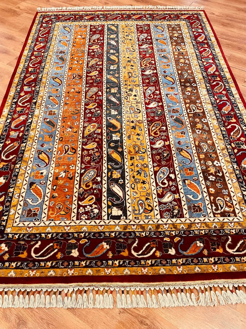 Sivas Shawl Pattern Handwoven Rug – 183X271 by Camel Carpet