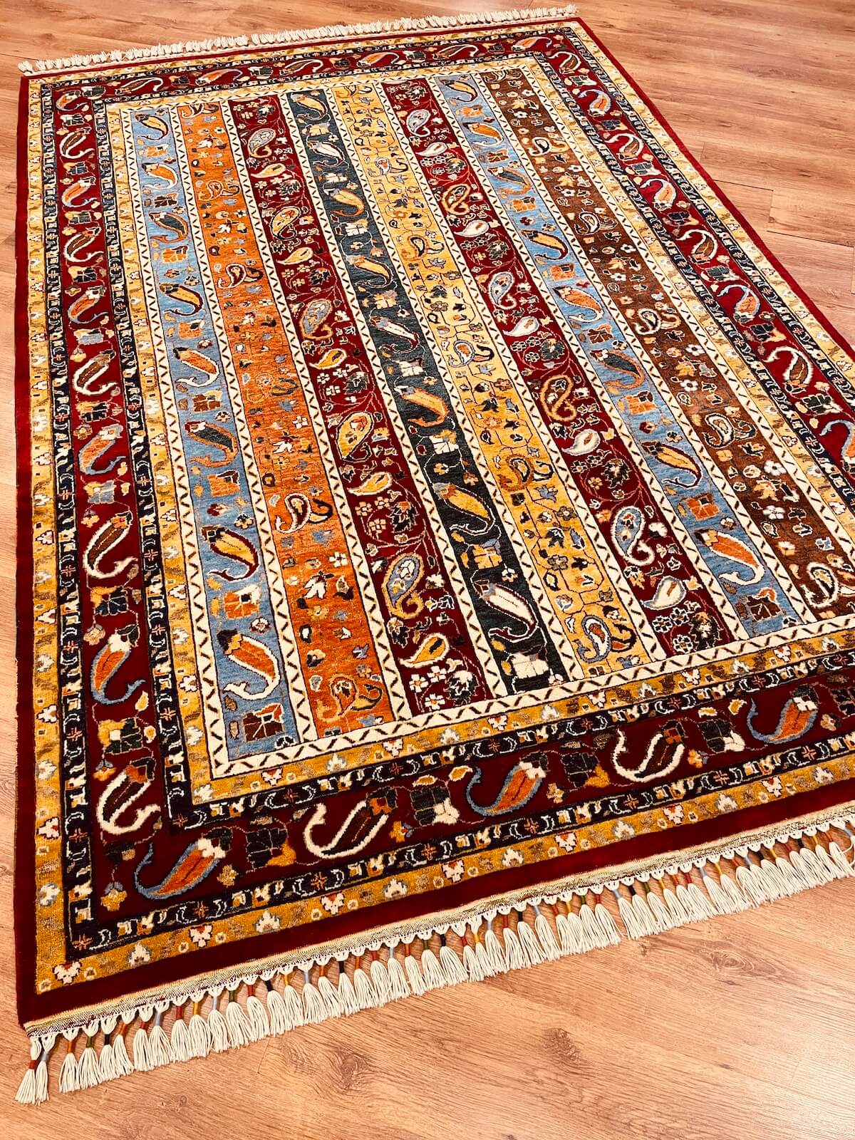 Sivas Shawl Pattern Handwoven Rug – 183X271 by Camel Carpet