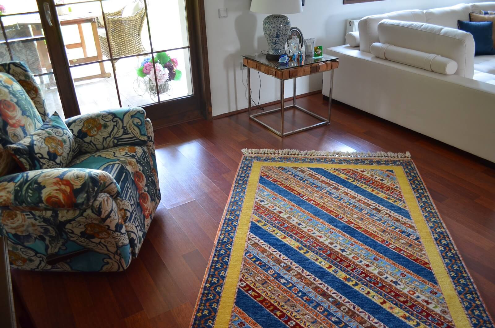Sivas Shawl Pattern Handwoven Rug by Camel Carpet