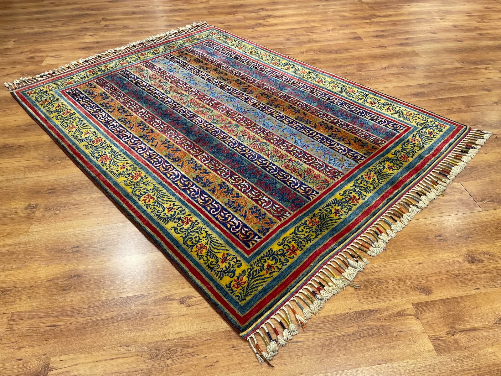 Sivas Shawl Pattern Handwoven Rug – 177X235 by Camel Carpet