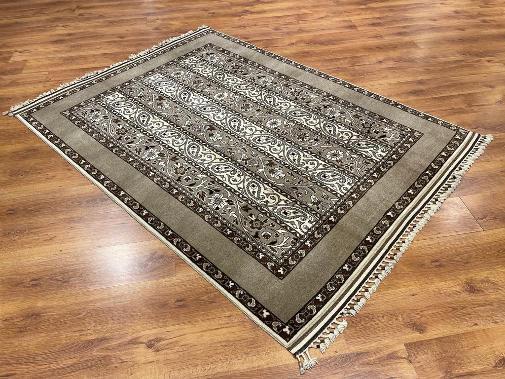 Sivas Shawl Pattern Handwoven Rug – 050439 by Camel Carpet