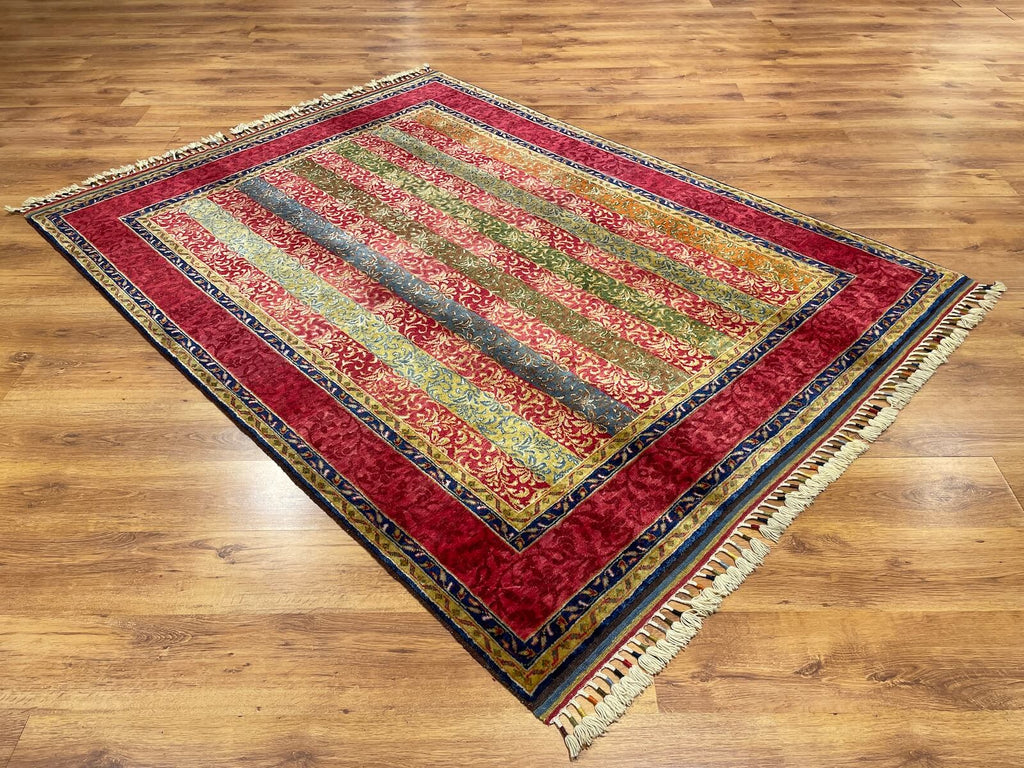 Sivas Shawl Pattern Handwoven Rug – 051331 by Camel Carpet
