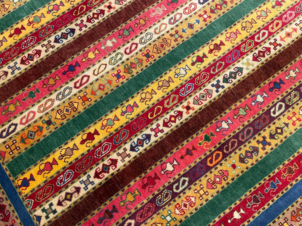 Sivas Shawl Pattern Handwoven Rug – 052571 by Camel Carpet