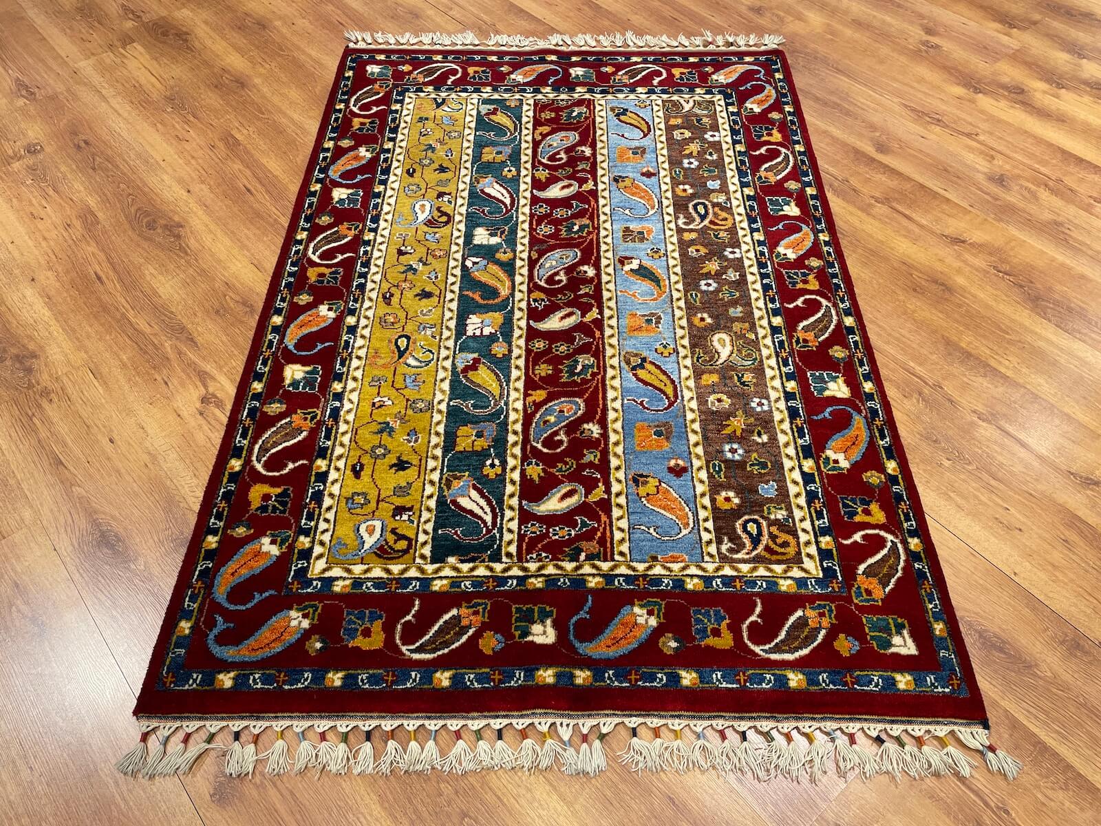 Sivas Shawl Pattern Handwoven Rug – 060891 by Camel Carpet
