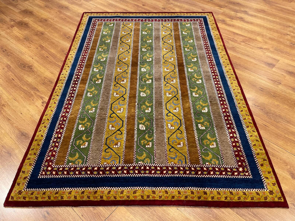 Sivas Shawl Pattern Handwoven Rug – 060962 by Camel Carpet
