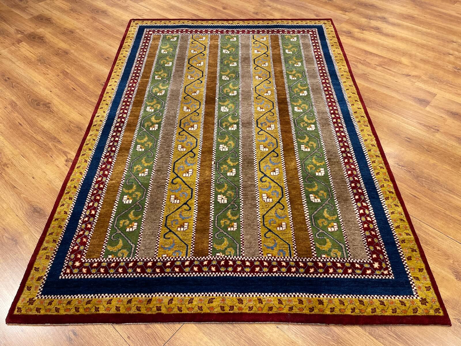 Sivas Shawl Pattern Handwoven Rug – 060962 by Camel Carpet