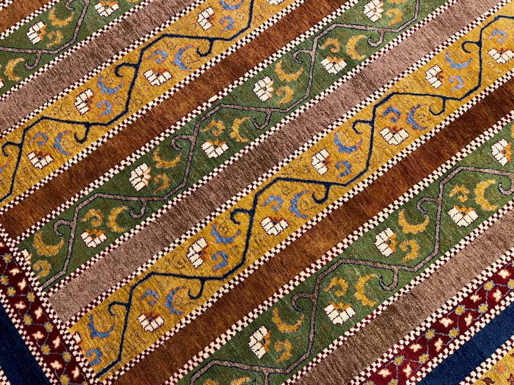 Sivas Shawl Pattern Handwoven Rug – 060962 by Camel Carpet