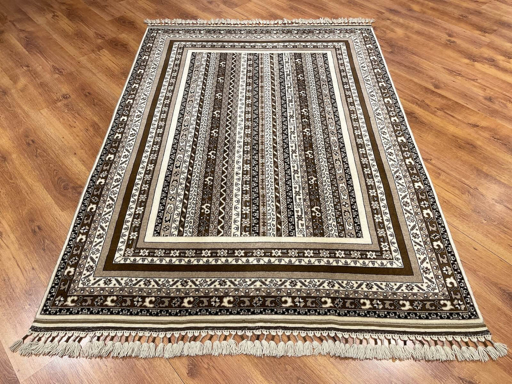 Sivas Shawl Pattern Handwoven Rug – 063363 by Camel Carpet