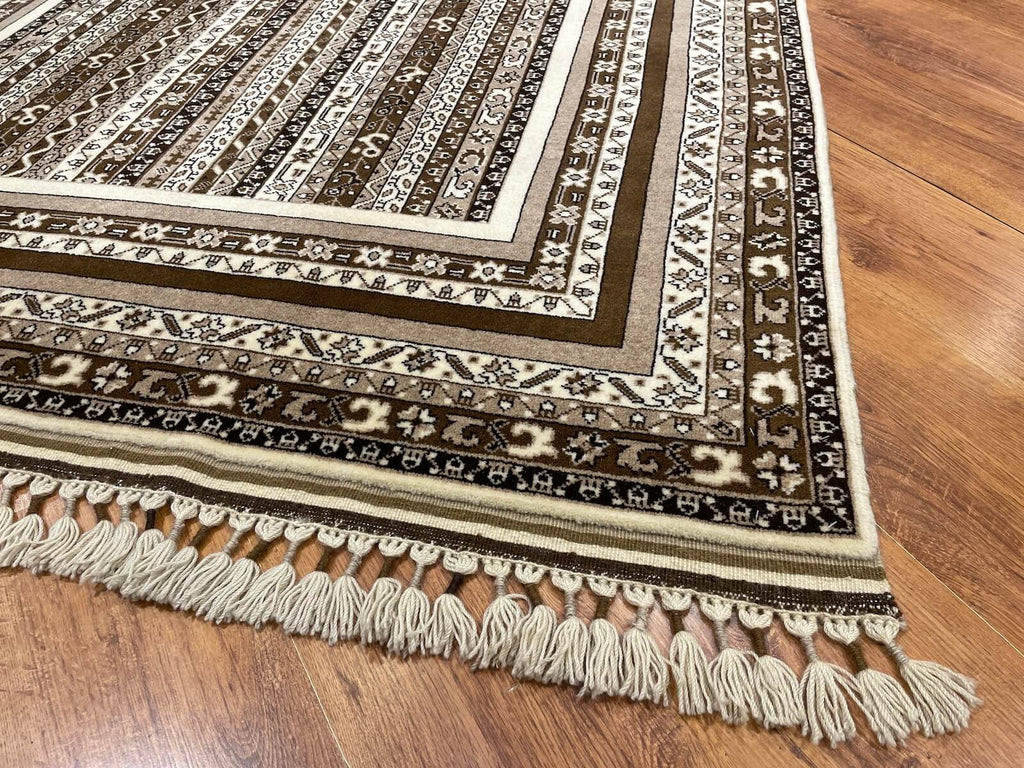 Sivas Shawl Pattern Handwoven Rug – 063363 by Camel Carpet