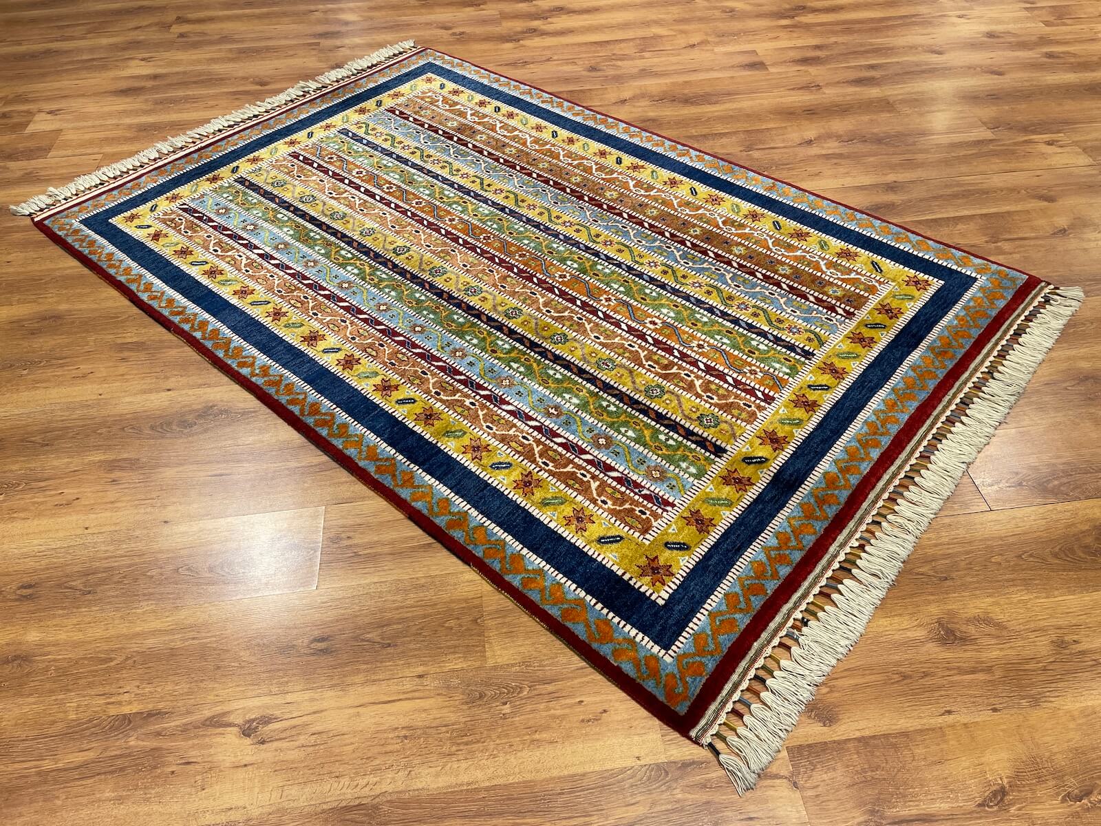 Sivas Shawl Pattern Handwoven Rug – 063484 by Camel Carpet