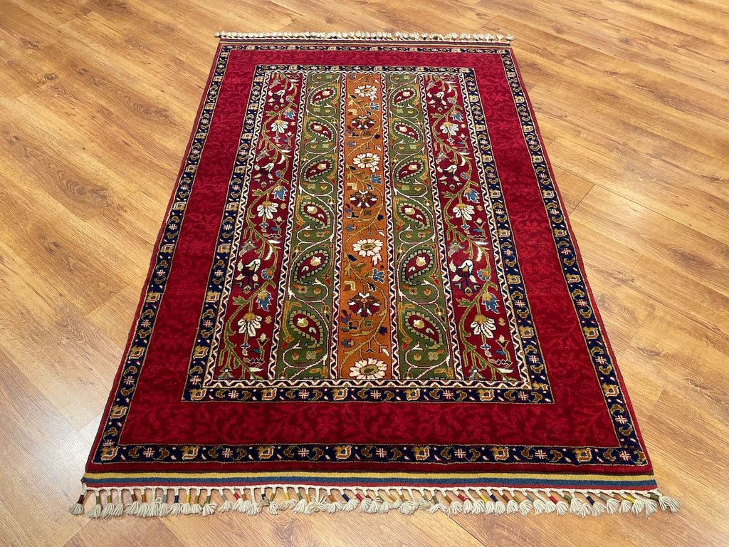 Sivas Shawl Pattern Handwoven Rug – 064601 by Camel Carpet
