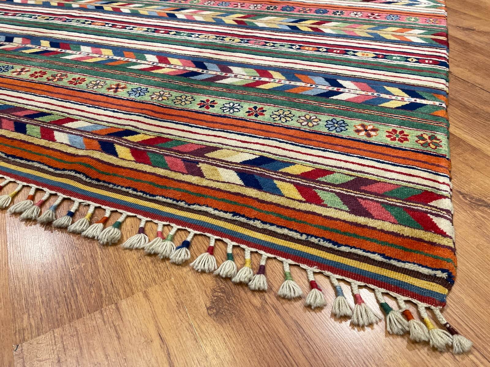 Sivas Shawl Pattern Handwoven Rug – 179X240 by Camel Carpet