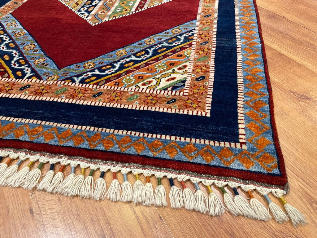 Sivas Shawl Pattern Handwoven Rug – 082673 by Camel Carpet