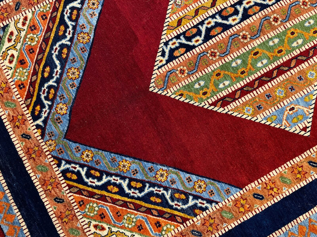Sivas Shawl Pattern Handwoven Rug – 082673 by Camel Carpet