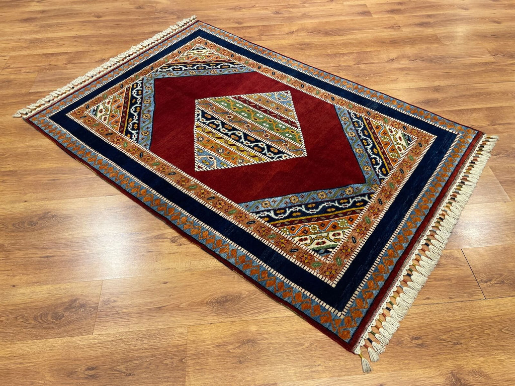 Sivas Shawl Pattern Handwoven Rug – 082673 by Camel Carpet