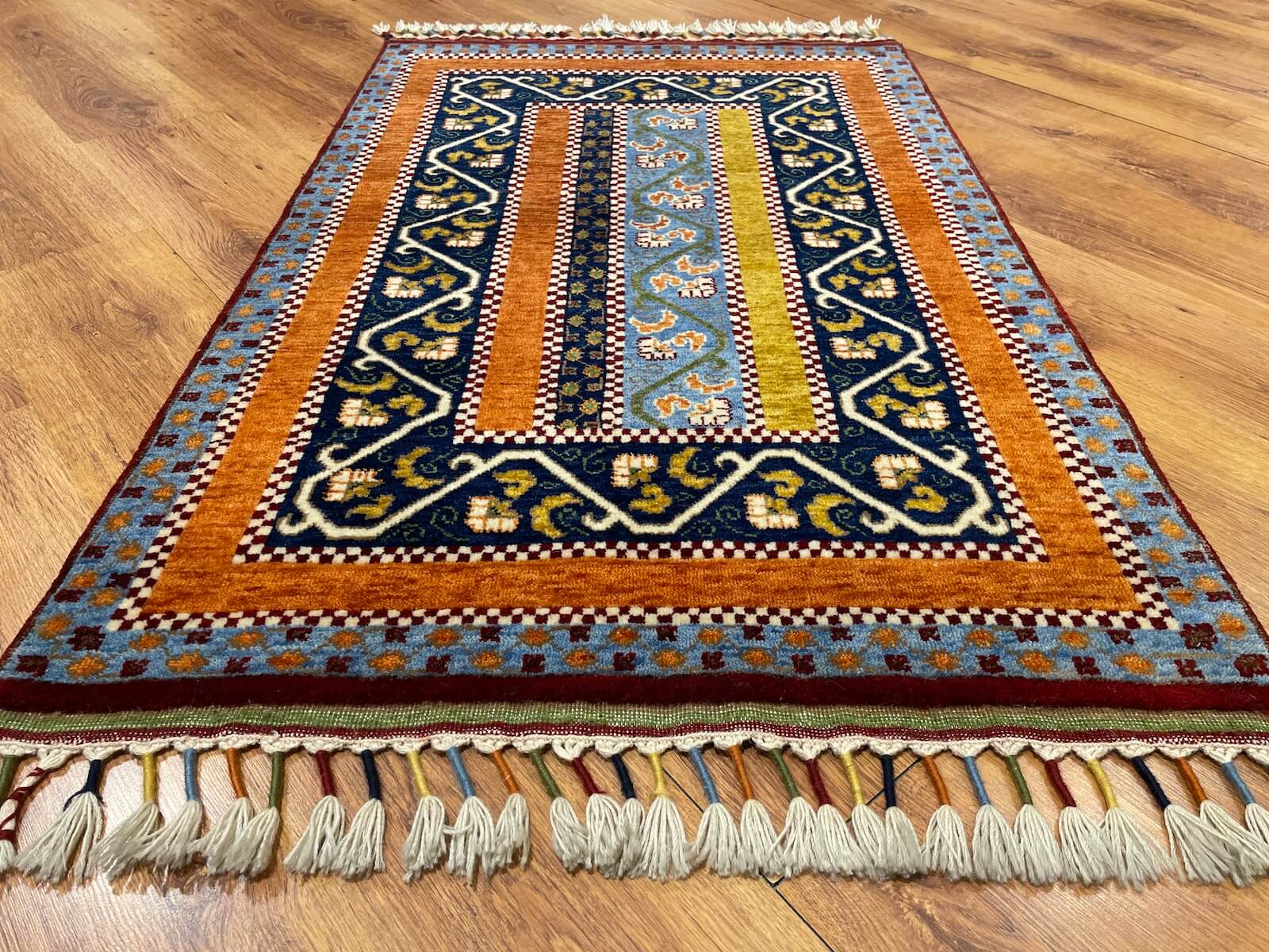 Sivas Shawl Pattern Handwoven Rug – 082681 by Camel Carpet