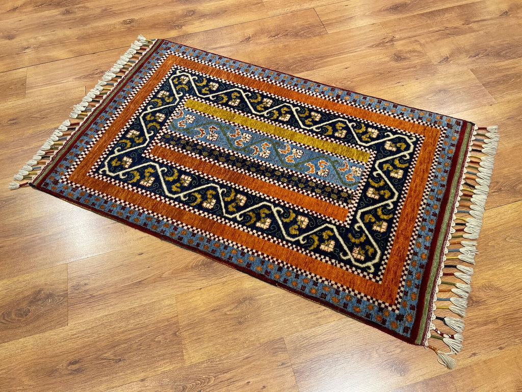 Sivas Shawl Pattern Handwoven Rug – 082681 by Camel Carpet
