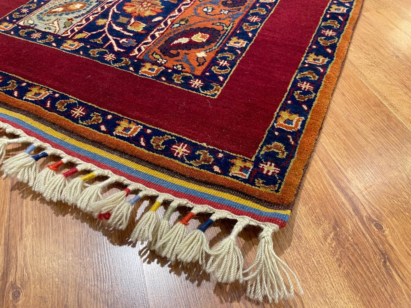 Sivas Shawl Pattern Handwoven Runner Rug – 050747 by Camel Carpet