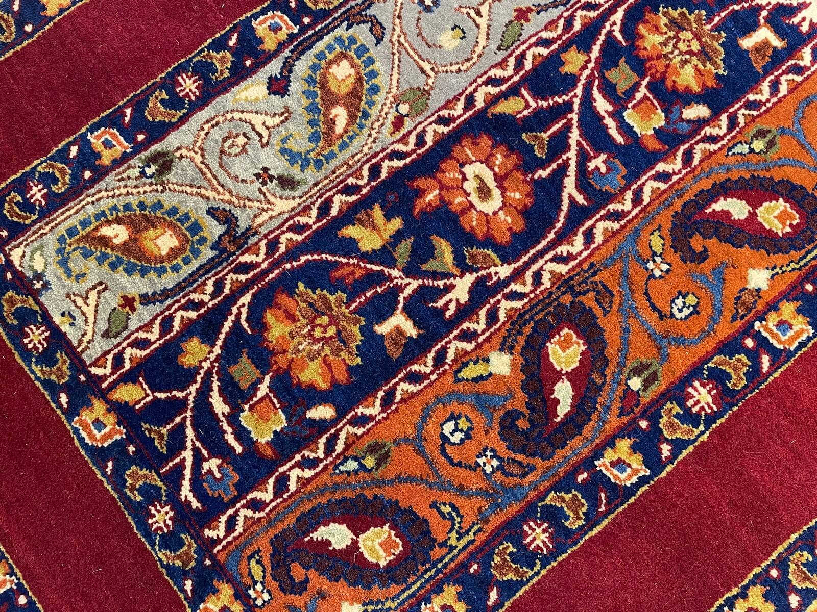 Sivas Shawl Pattern Handwoven Runner Rug – 050747 by Camel Carpet