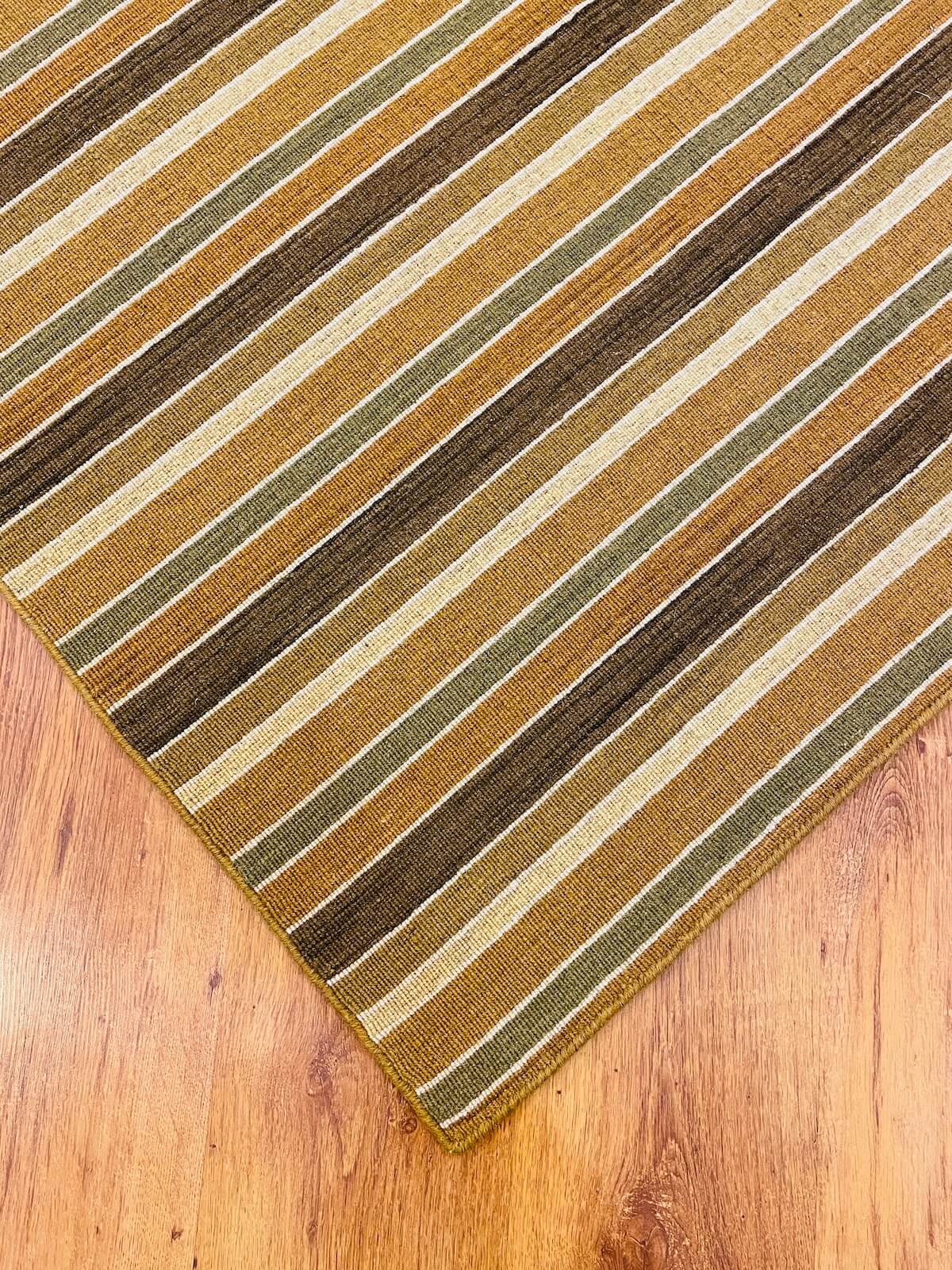 Stripe Cizgili Handwoven Kilim – 120X180 by Camel Carpet