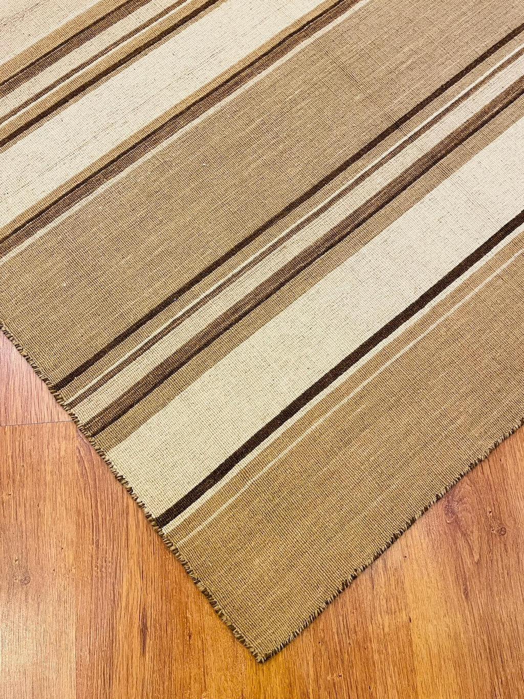 Stripe Cizgili Handwoven Kilim – 120X180 by Camel Carpet