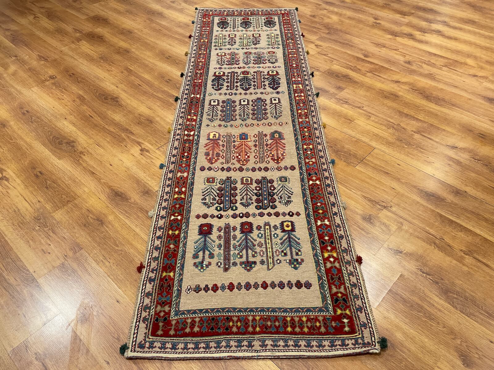 Sumak Handwoven Kilim Runner – 84X285 by Camel Carpet