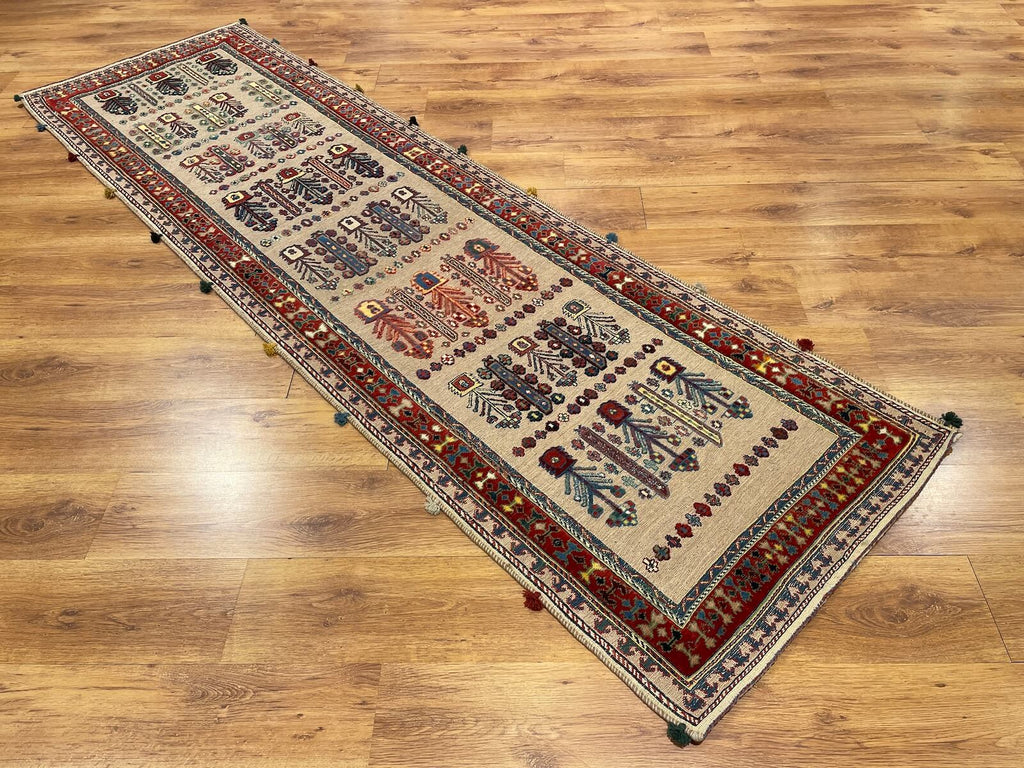 Sumak Handwoven Kilim Runner – 84X285 by Camel Carpet
