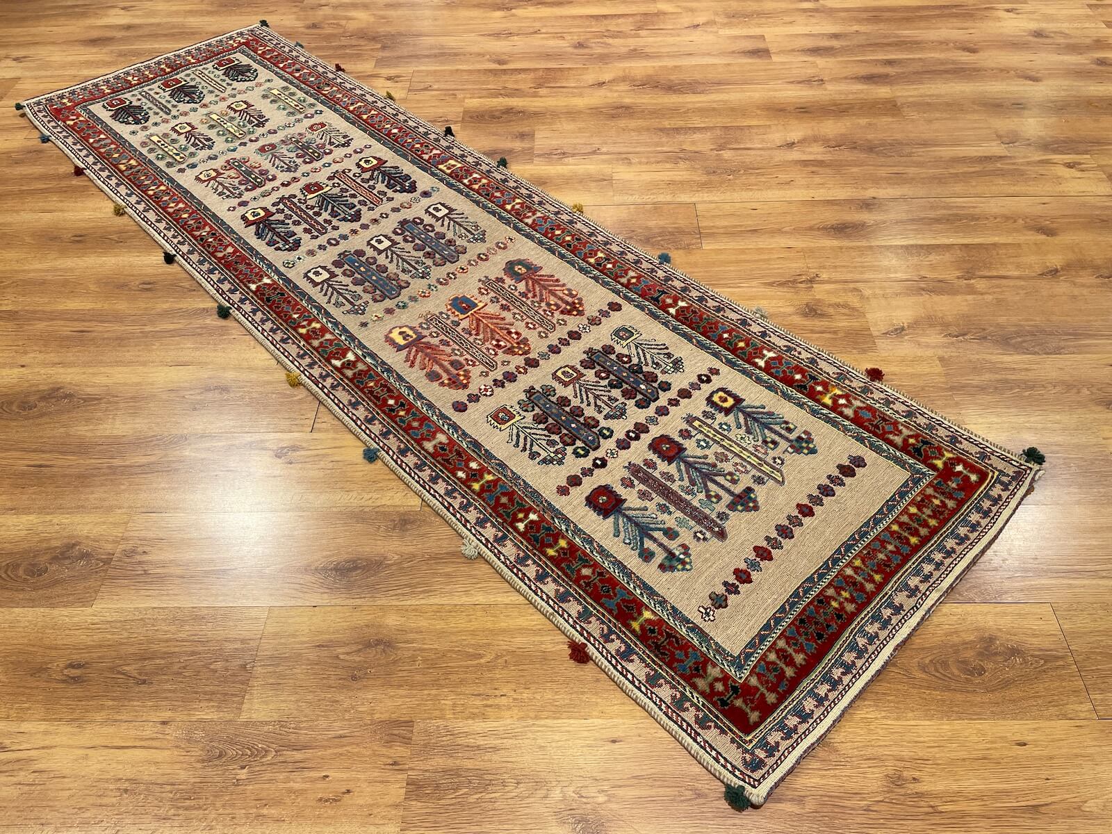 Sumak Handwoven Kilim Runner – 84X285 by Camel Carpet