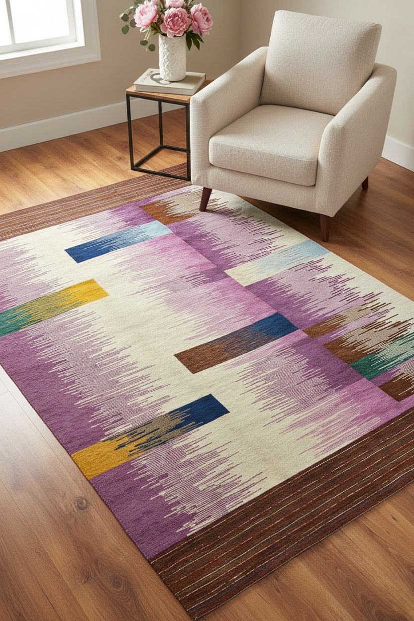 Sumak Handwoven Kilim – 080840 by Camel Carpet