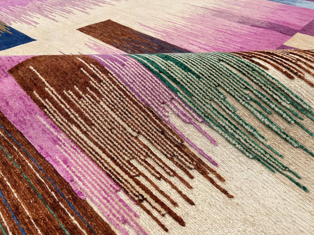 Sumak Handwoven Kilim – 080840 by Camel Carpet