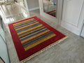 Tribal Handwoven Red Wool Rug – 91X126 by Camel Carpet