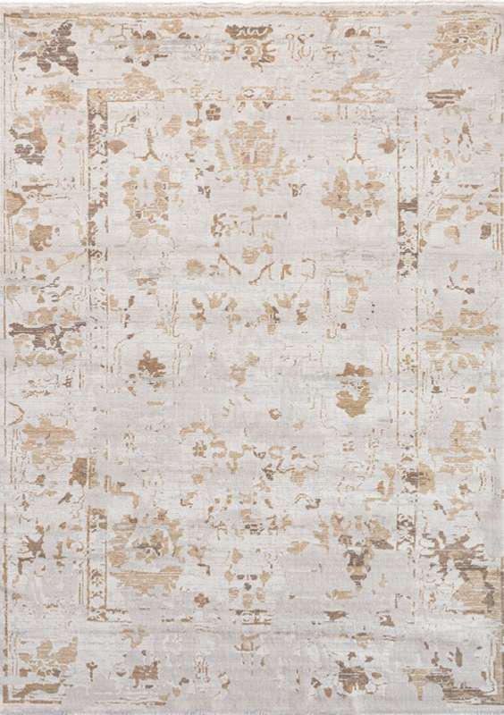 TUAREG-4804 handcrafted wool rug in ivory, taupe, beige with neutral abstract styling