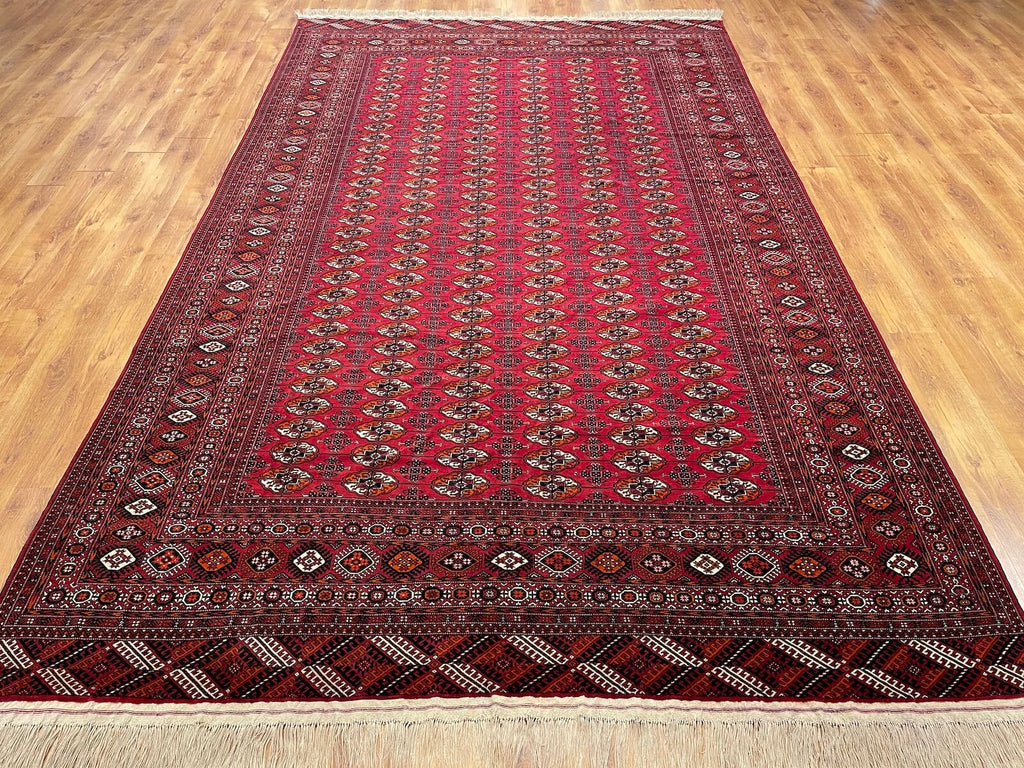Turkmen Buhara Handwoven Rug by Camel Carpet