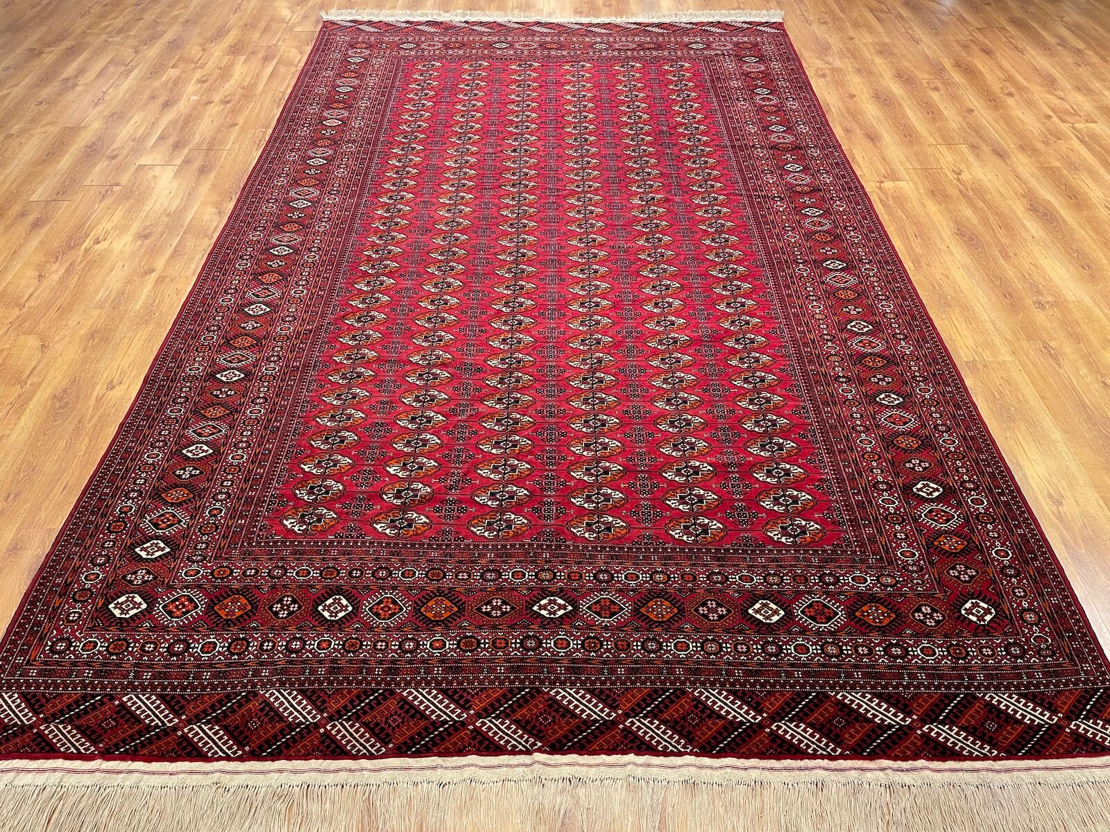Turkmen Buhara Handwoven Rug by Camel Carpet