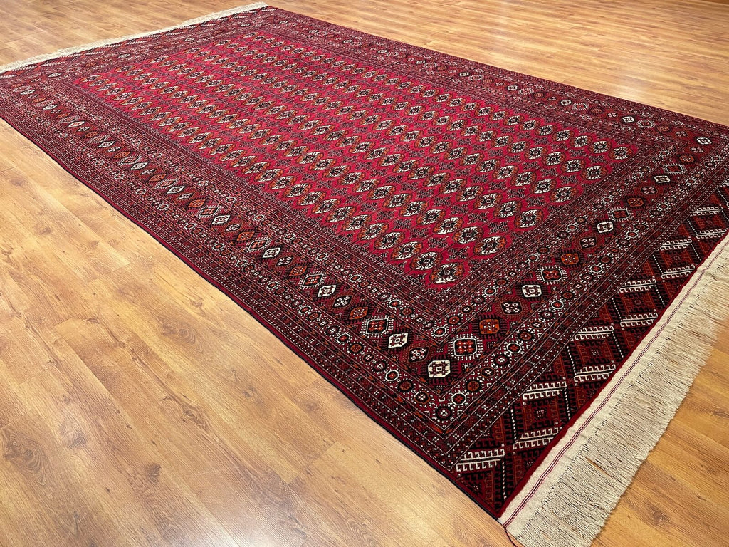 Turkmen Buhara Handwoven Rug by Camel Carpet