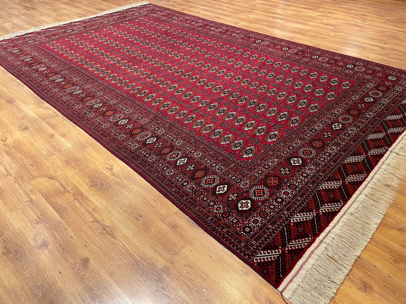 Turkmen Buhara Handwoven Rug by Camel Carpet
