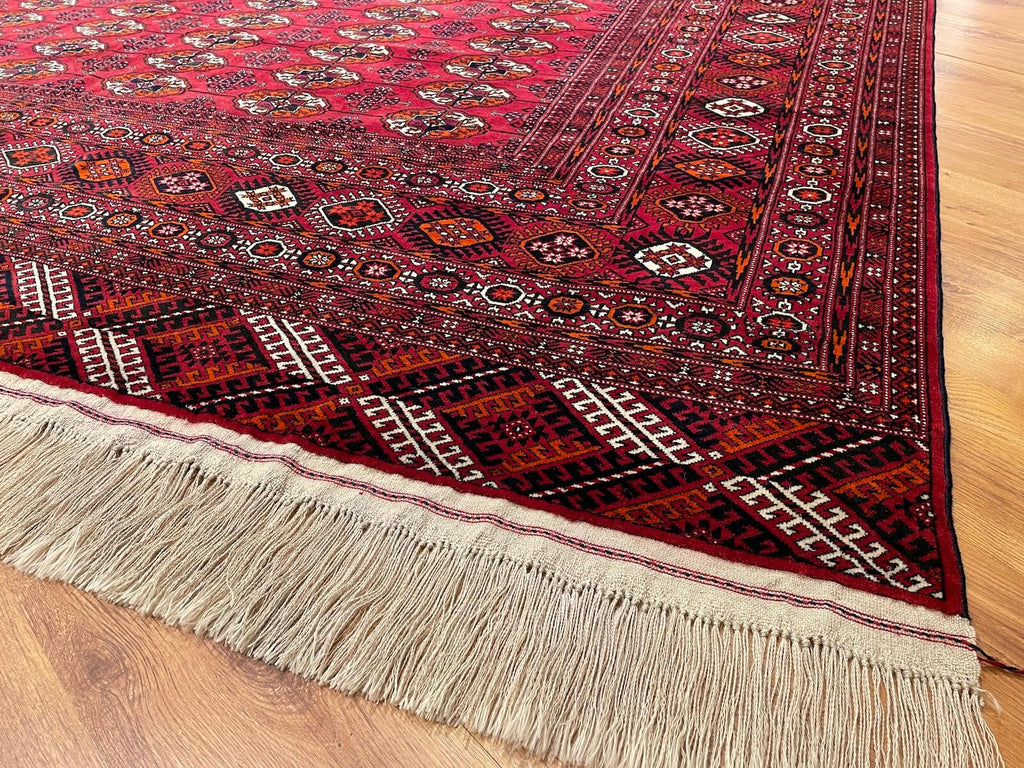 Turkmen Buhara Handwoven Rug by Camel Carpet