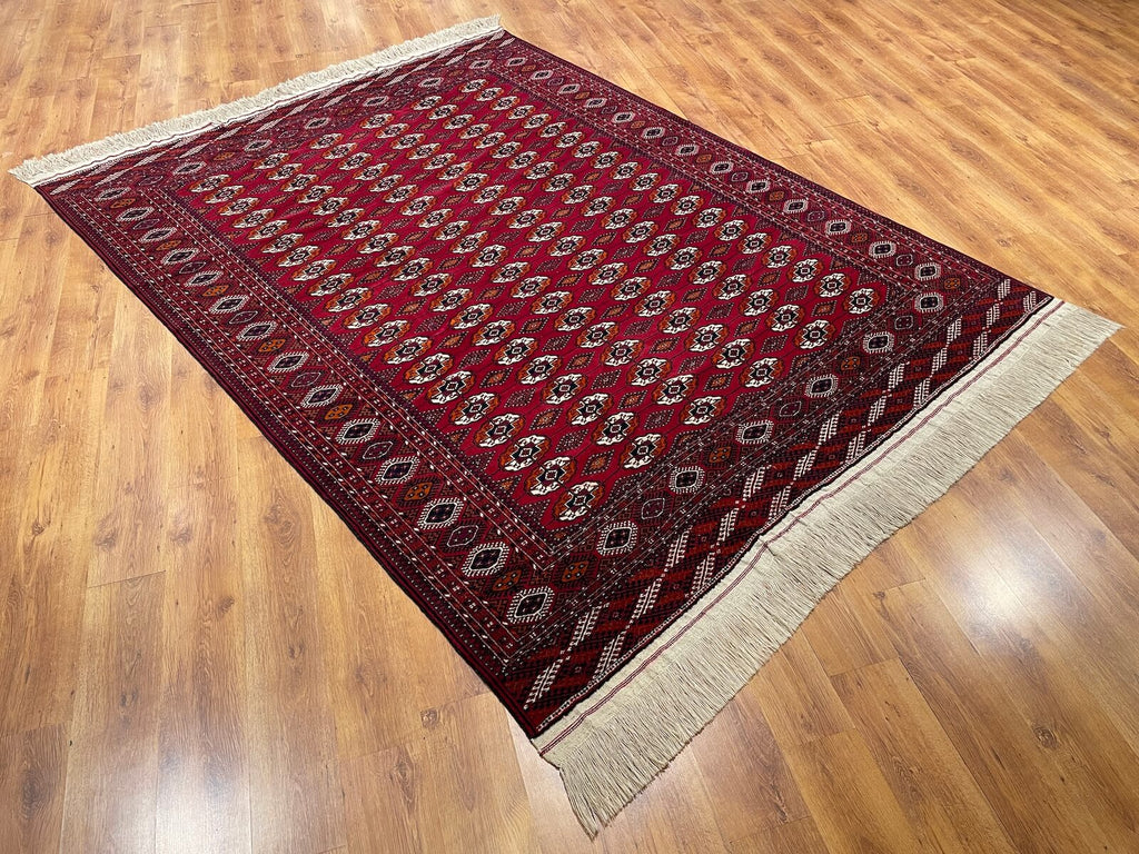 Turkmen Buhara Handwoven Rug by Camel Carpet