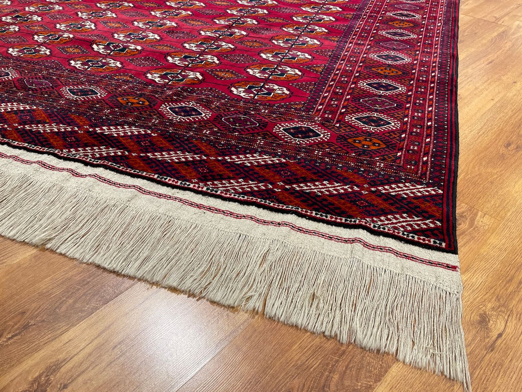 Turkmen Buhara Handwoven Rug by Camel Carpet