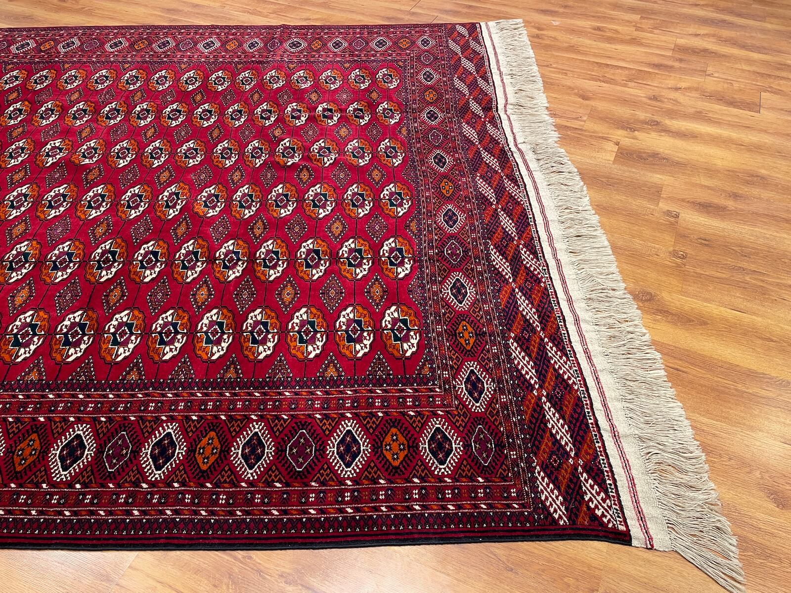 Turkmen Buhara Handwoven Rug by Camel Carpet