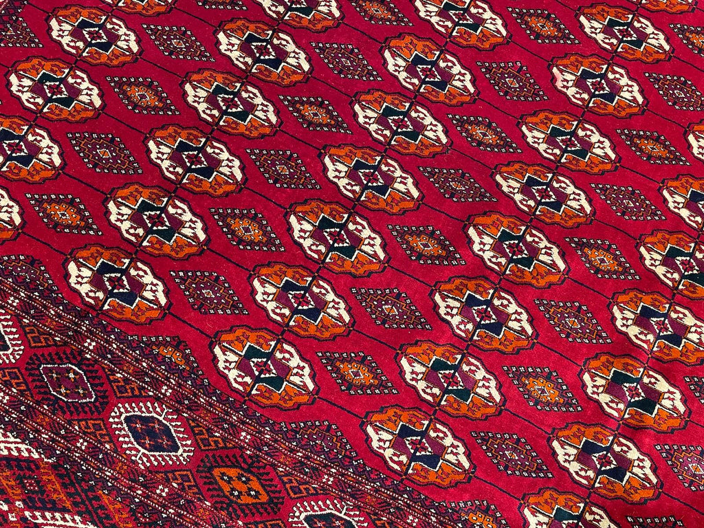 Turkmen Buhara Handwoven Rug by Camel Carpet